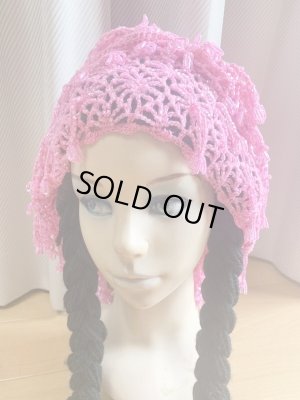 画像4: かぎ編みビーズヒップスカーフ