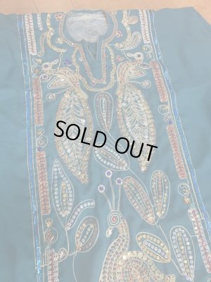 画像5: ピーコック柄ハリージドレス