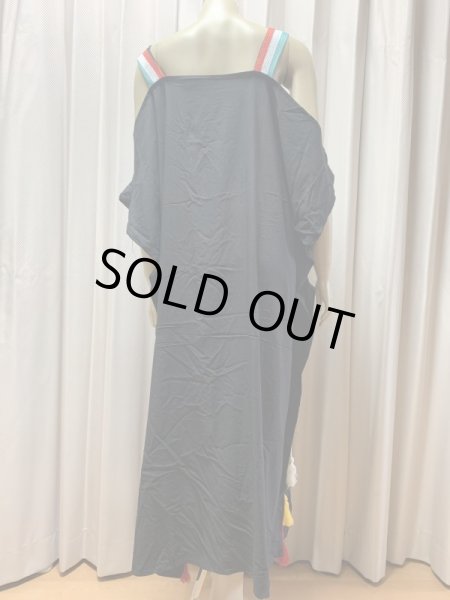 画像5: シーワ刺しゅう風オフショルダーガラベーヤ (5)