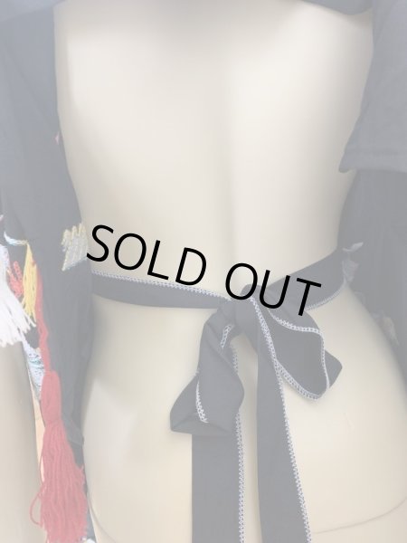 画像6: シーワ刺しゅう風オフショルダーガラベーヤ (6)