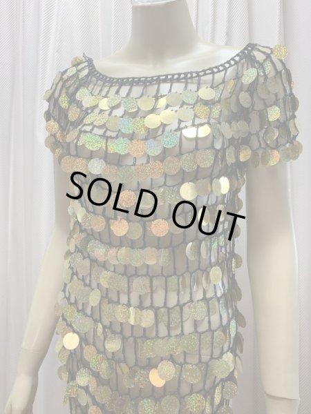 画像2: かぎ編みワンピースドレス (2)