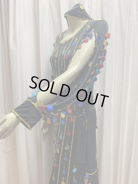 画像2: 総スパンコールガラベーヤ（アワーリム、ガワージー） (2)