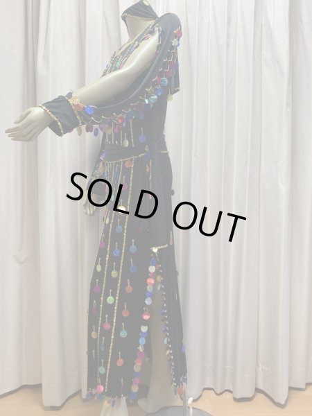 画像3: 総スパンコールガラベーヤ（アワーリム、ガワージー） (3)