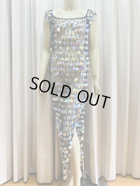 画像1: かぎ編みワンピースドレス (1)