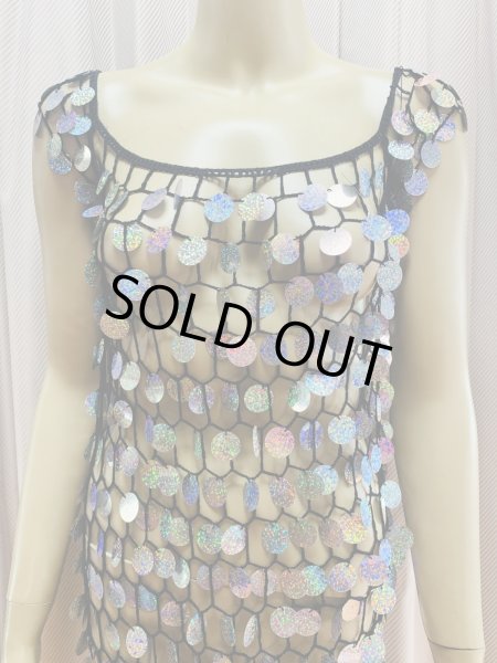 画像2: かぎ編みワンピースドレス (2)