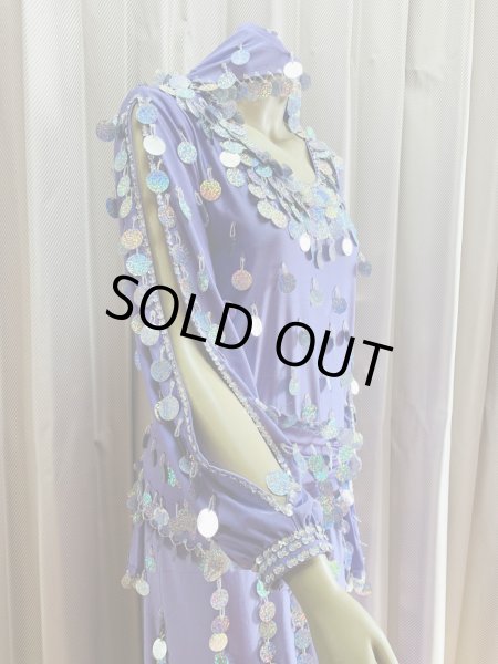 画像3: 総スパンコールガラベーヤ（アワーリム、ガワージー） (3)