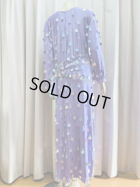 画像6: 総スパンコールガラベーヤ（アワーリム、ガワージー） (6)