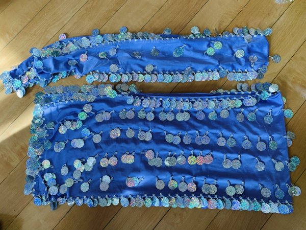 画像7: 総スパンコールガラベーヤ（アワーリム、ガワージー） (7)