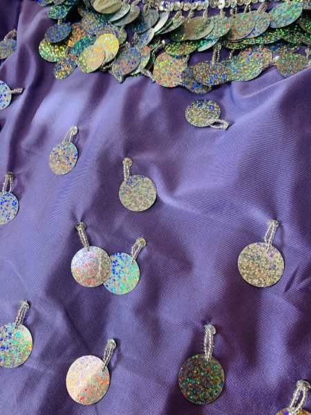 画像10: 総スパンコールガラベーヤ（アワーリム、ガワージー） (10)