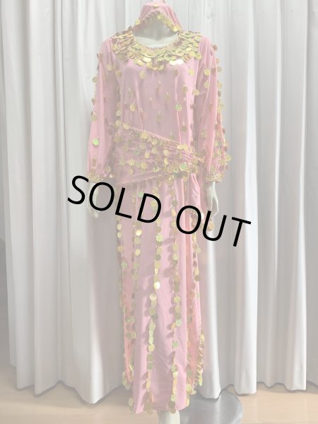 画像1: 総スパンコールガラベーヤ（アワーリム、ガワージー） (1)