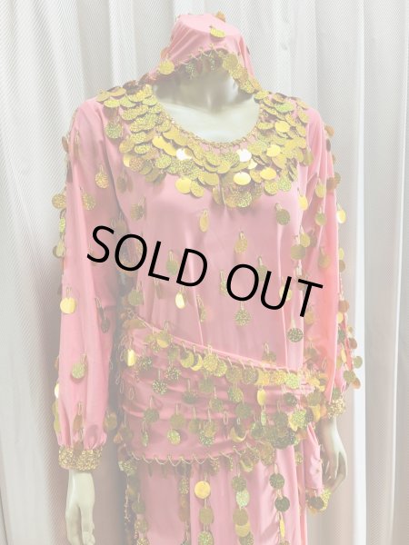 画像2: 総スパンコールガラベーヤ（アワーリム、ガワージー） (2)