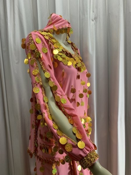 画像3: 総スパンコールガラベーヤ（アワーリム、ガワージー） (3)