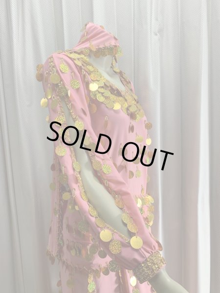 画像3: 総スパンコールガラベーヤ（アワーリム、ガワージー） (3)