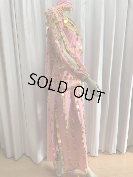 画像4: 総スパンコールガラベーヤ（アワーリム、ガワージー） (4)