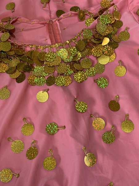 画像5: 総スパンコールガラベーヤ（アワーリム、ガワージー） (5)