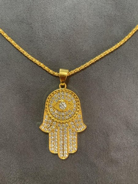 画像3: クリスタルハムサペンダント (3)