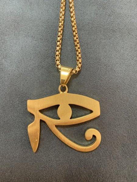 画像4: ホルスの目モチーフネックレス（45cm or 50cm) (4)