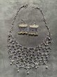 画像1: ファラオニックネックレス＆ピアスセット (1)