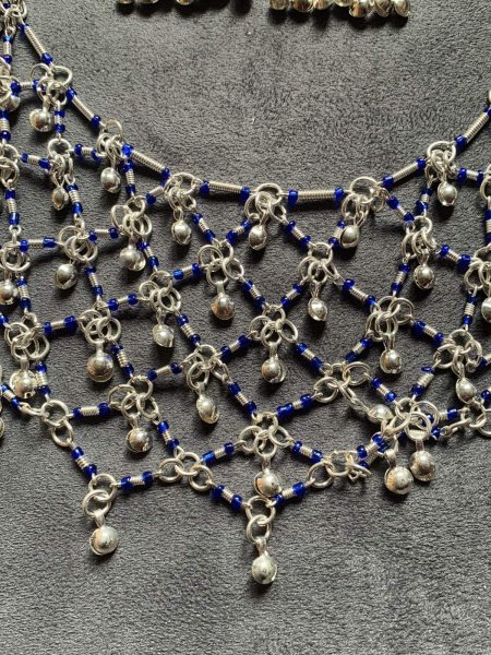 画像2: ファラオニックネックレス＆ピアスセット (2)