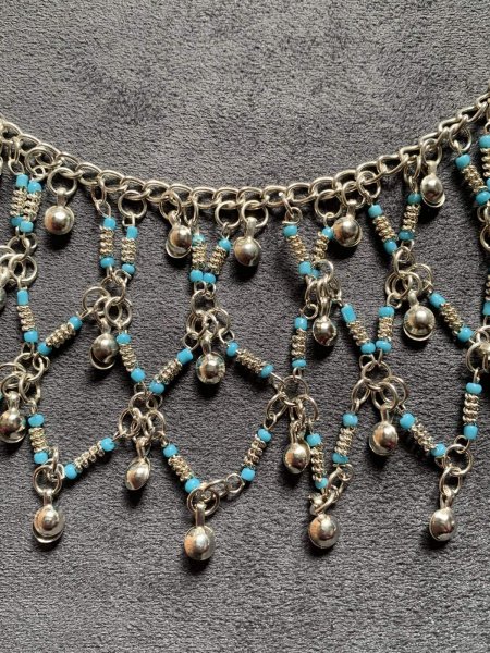 画像3: ファラオニックネックレス＆ピアスセット (3)