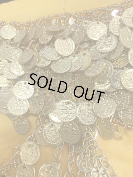 画像9: オールドスタイル、ガワージー、トライバルコインブラベルト（ゴールド） (9)