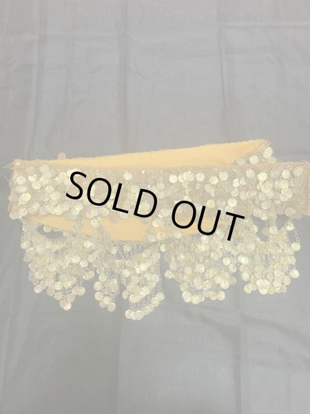 画像7: オールドスタイル、ガワージー、トライバルコインブラベルト（ゴールド） (7)