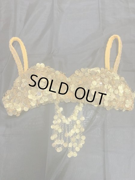 画像4: オールドスタイル、ガワージー、トライバルコインブラベルト（ゴールド） (4)