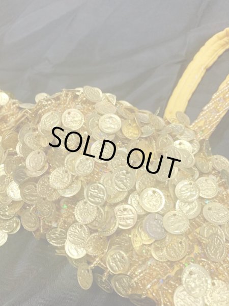 画像5: オールドスタイル、ガワージー、トライバルコインブラベルト（ゴールド） (5)