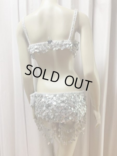 画像3: オールドスタイル、ガワージー、トライバルコインブラベルト（シルバー） (3)