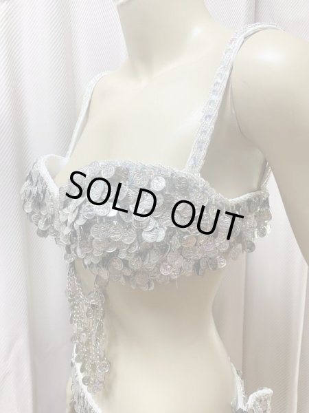 画像4: オールドスタイル、ガワージー、トライバルコインブラベルト（シルバー） (4)