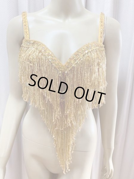 画像2: キャバレースタイル、フリンジブラベルト（ゴールド） (2)