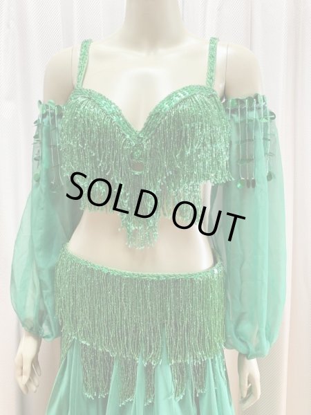 画像2: キャバレースタイル、フリンジブラベルト(スカート＆アーム付き） (2)