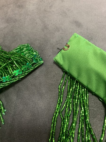 画像8: フォークロア衣装用ビーズフリンジベルト(99cm) (8)