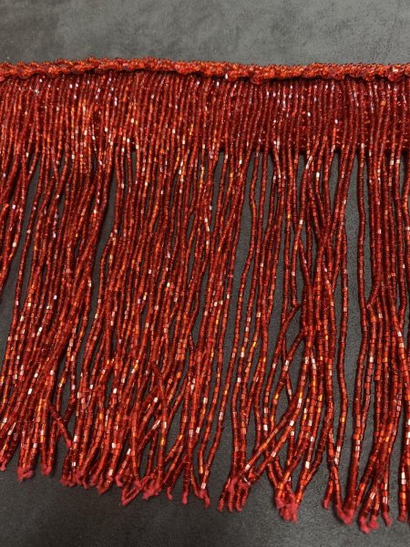 画像11: フォークロア衣装用ビーズフリンジベルト(99cm) (11)