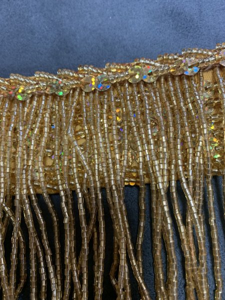 画像12: フォークロア衣装用ビーズフリンジベルト(99cm) (12)