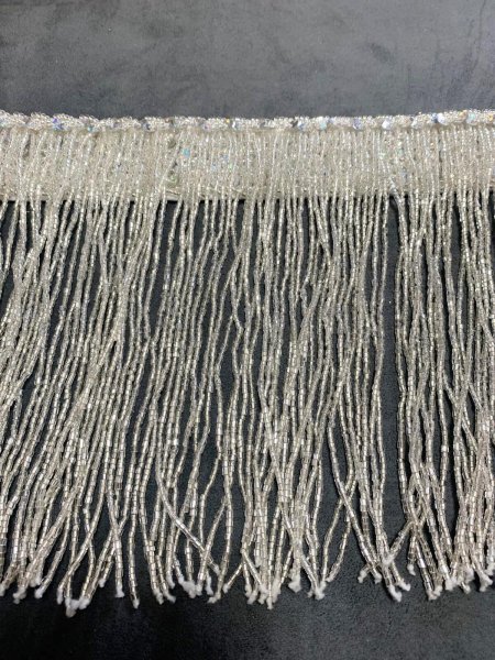 画像14: フォークロア衣装用ビーズフリンジベルト(99cm) (14)