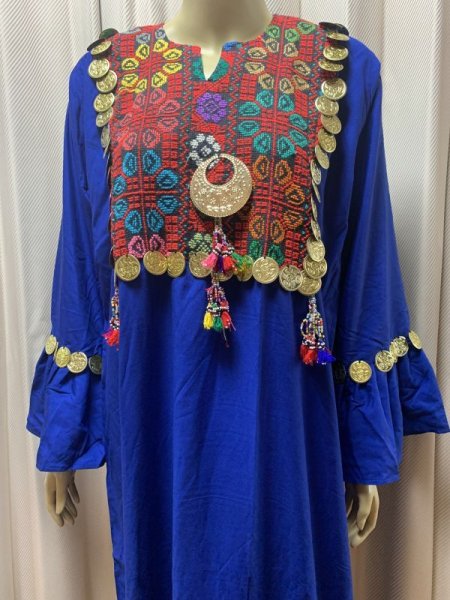 画像3: 20%OFF　クロスステッチのガラベーヤ（コイン：ゴールド） (3)