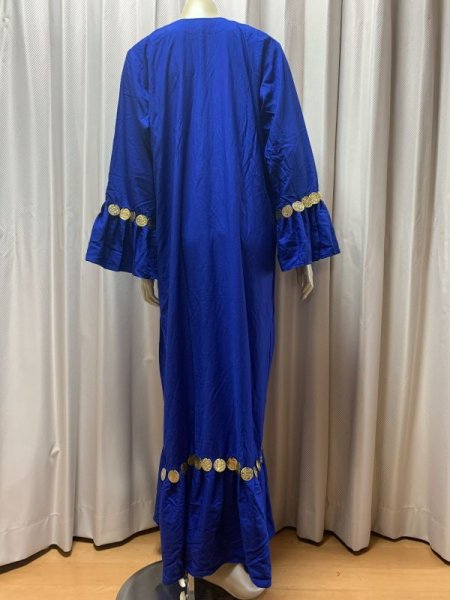 画像5: 20%OFF　クロスステッチのガラベーヤ（コイン：ゴールド） (5)