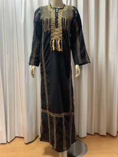 新品　前開きガラベイヤフード無し　アバヤ ベリーダンスグッズ専門店Hanine（ハニーン）ベリーダンスグッズ