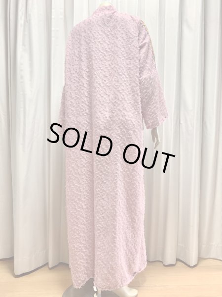 画像6: クロスステッチ前開きアバーヤ（ガラベイヤ） (6)