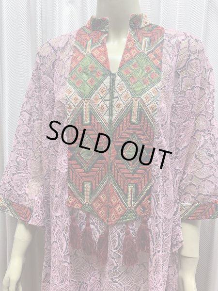 画像2: レース生地ガラベイヤ (2)