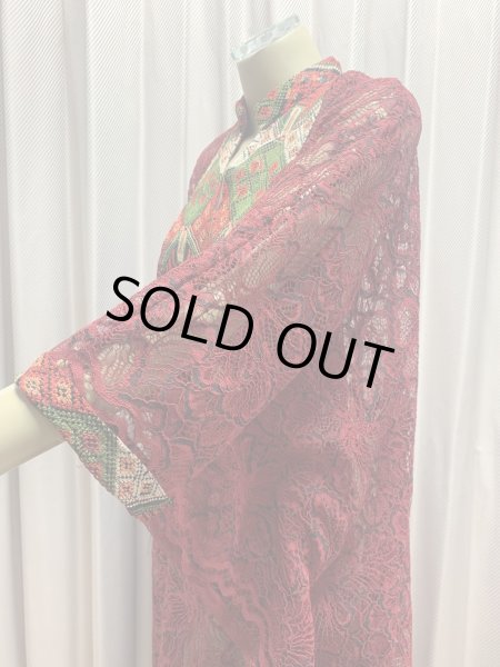 画像3: レース生地ガラベイヤ (3)