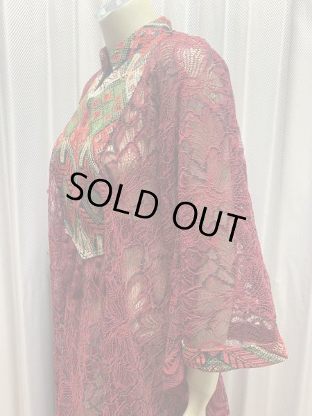 画像4: レース生地ガラベイヤ (4)