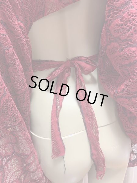 画像6: レース生地ガラベイヤ (6)