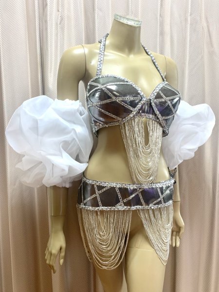 画像1: 取り外し可チュールスリーブ（両腕） (1)