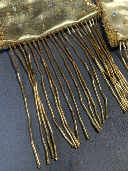 画像4: ビーズフリンジ付きアームバンド（両腕手首用） (4)