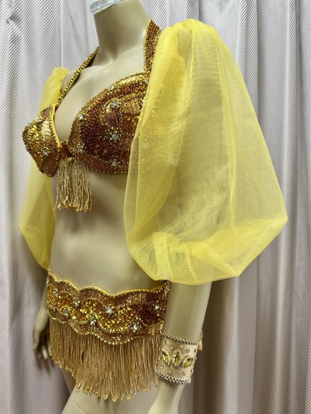 画像4: 取り外し可七分丈チュールスリーブ（両腕） (4)