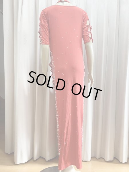 画像7: 訳あり価格　ラインストーンバラディドレス（インナーパンツ付き） (7)