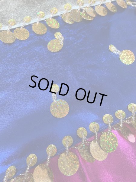 画像14: 白バラディ、スタンドカラーガラベーヤ(ヒップ＆ヘッドスカーフ付き) (14)