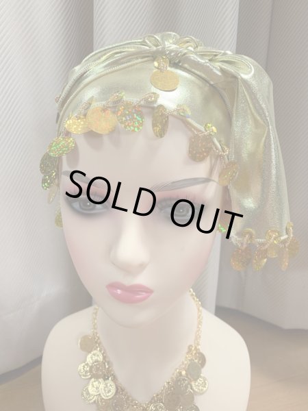 画像11: 白バラディ、スタンドカラーガラベーヤ(ヒップ＆ヘッドスカーフ付き) (11)